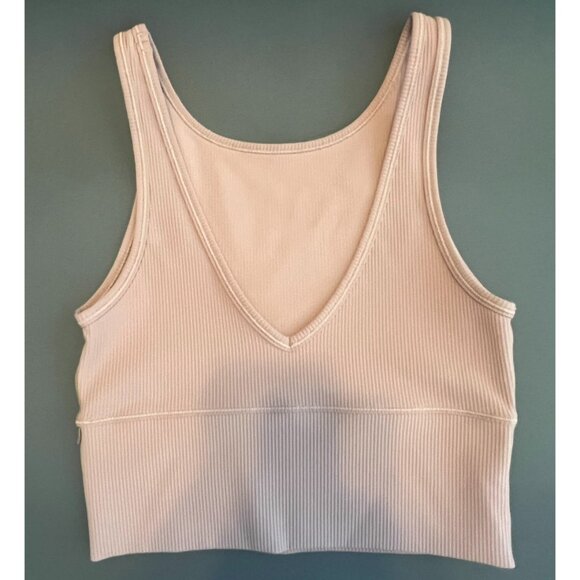 lululemon athletica Other - Lululemon Power Pivot Tank (Ribbed) camel/beige/tan color